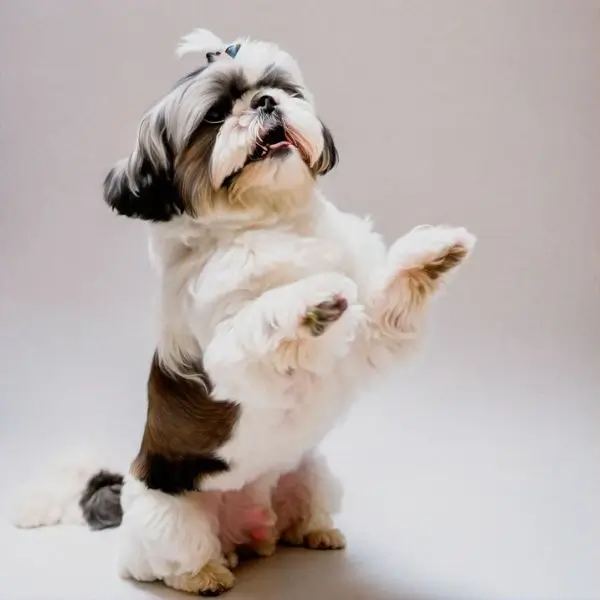 how to trim shih tzu feet