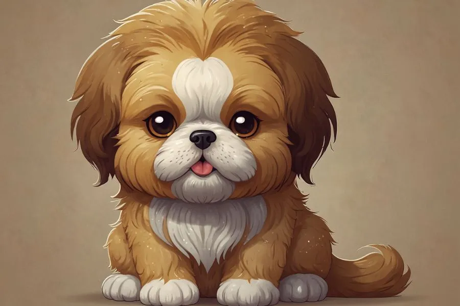 Shih Tzu Lion Dog Cute