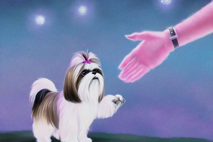 how to train shih tzu to shake hands guide