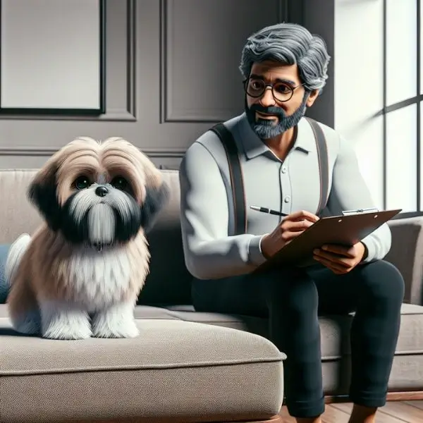 Dog anxious professional help