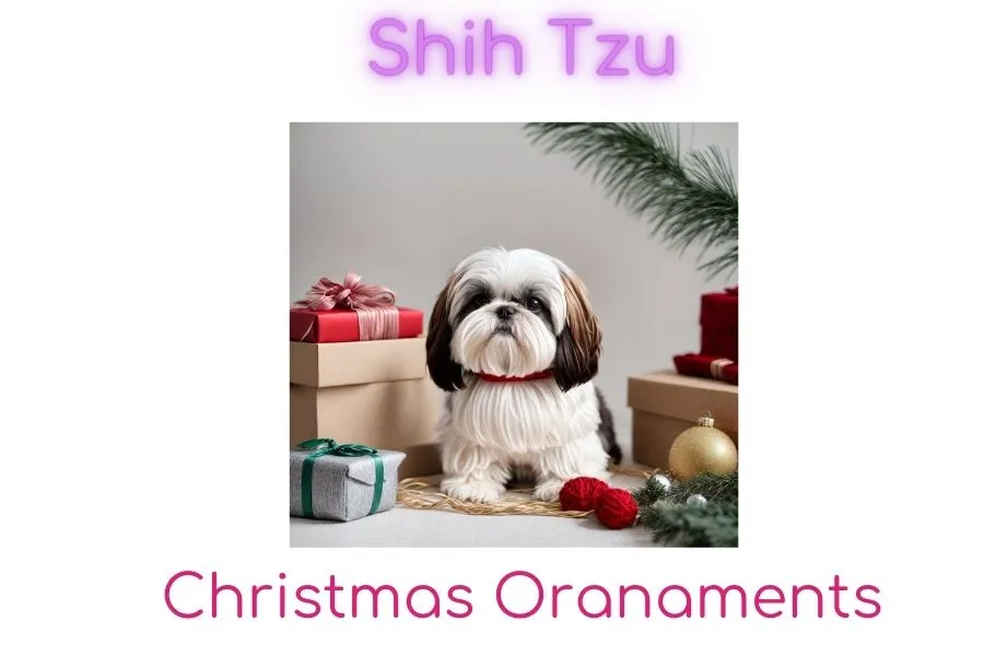 Shih Tzu Christmas Ornaments